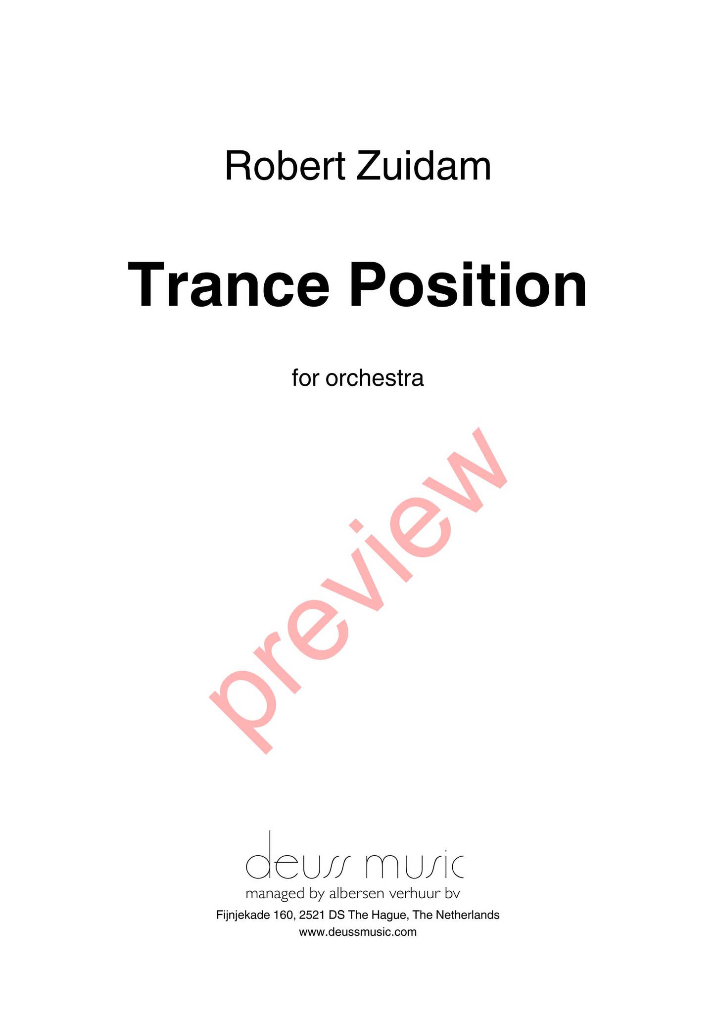 Robert Zuidam - Trance Position [preview] by Deuss Music - Issuu