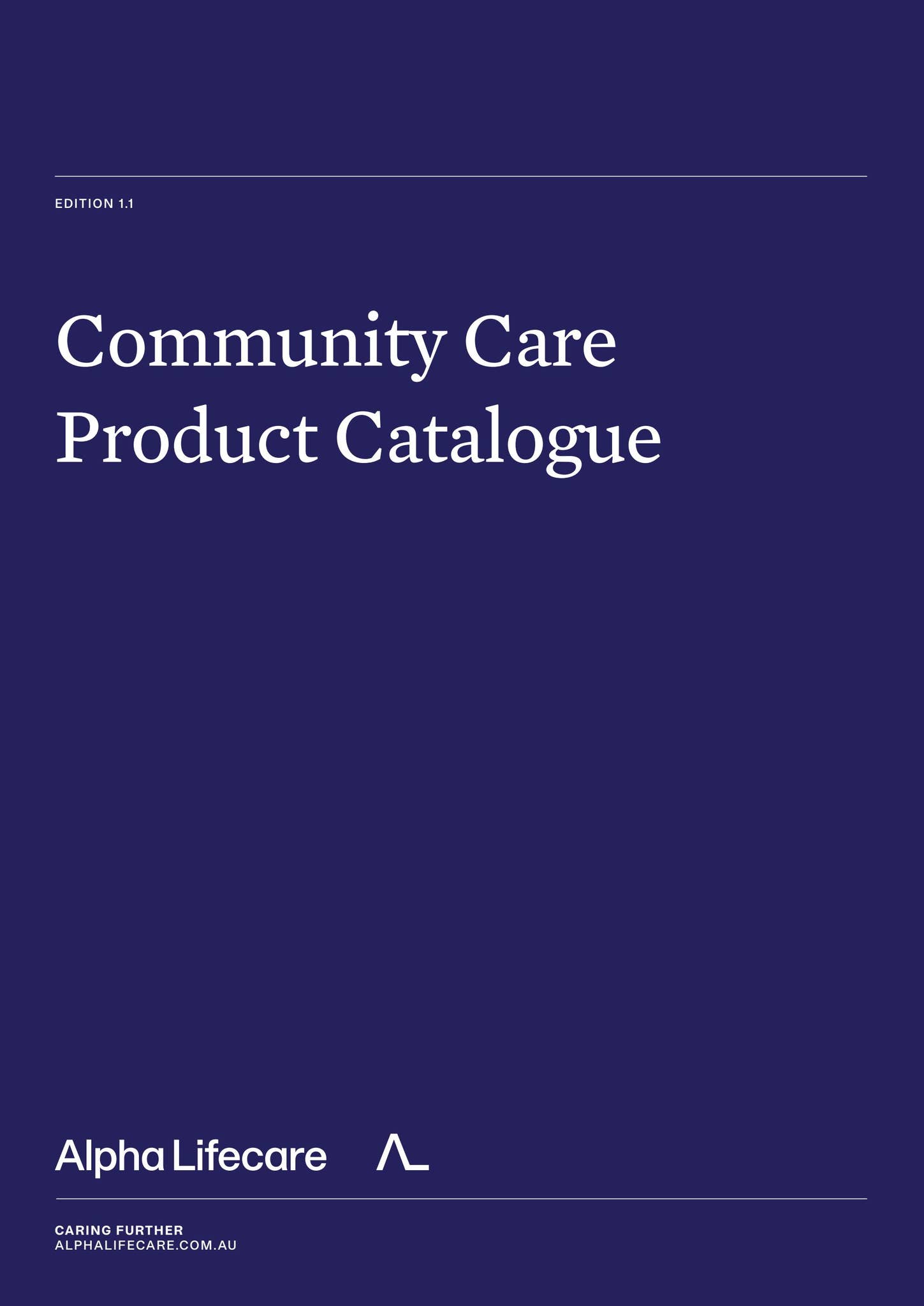 Alpha Lifecare Community Catalogue by Alpha Lifecare - Issuu