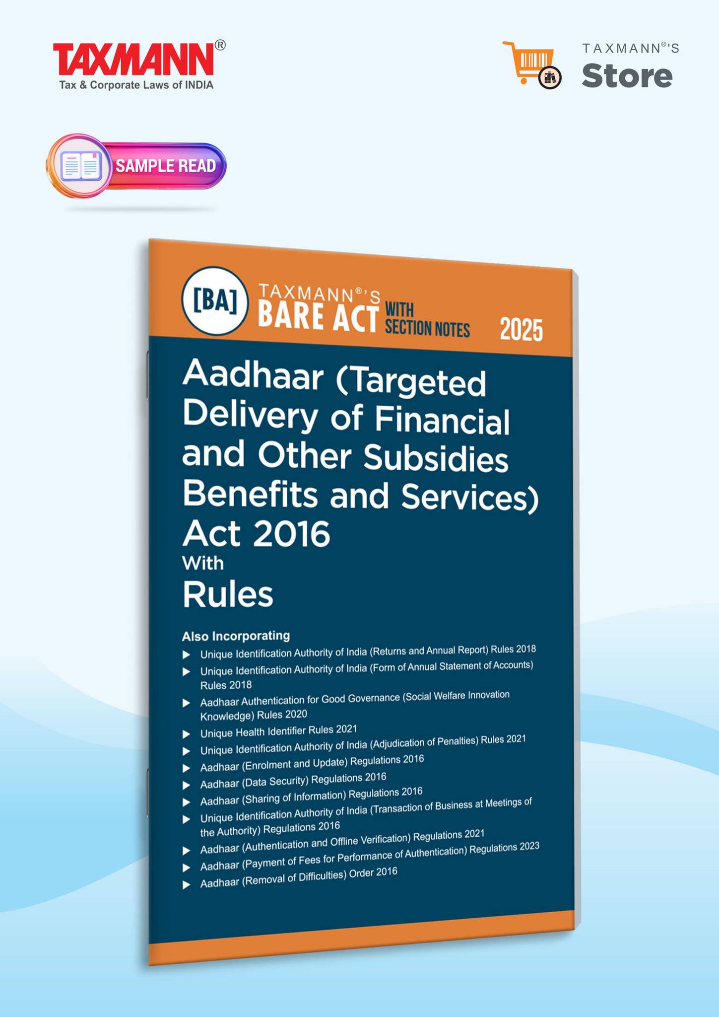 Taxmann's Aadhaar Act 2016 with Rules by Taxmann - Issuu