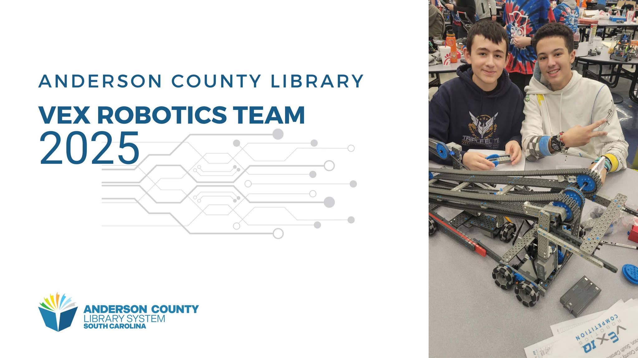 Anderson County Library Vex Robotics Team 2025 by Anderson County ...