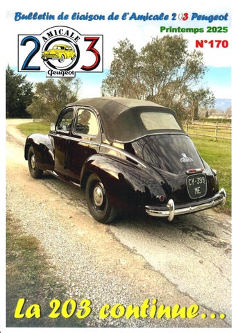 1ere partie bulletin n°170 printemps 2025