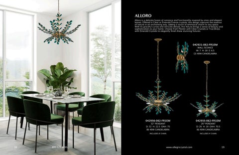 Kalco Lighting 灯饰目录 · ALLEGRI 冬季 2025 MASTER SUPPLEMENT DIG 第 11 页