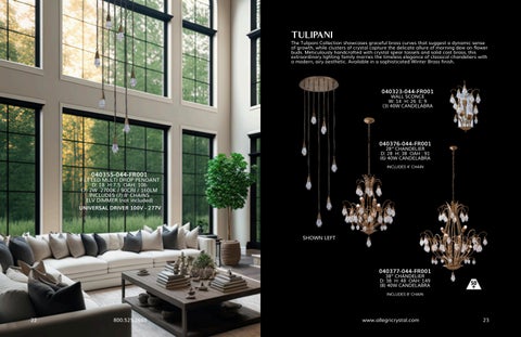 Kalco Lighting 灯饰目录 · ALLEGRI 冬季 2025 MASTER SUPPLEMENT DIG 第 13 页
