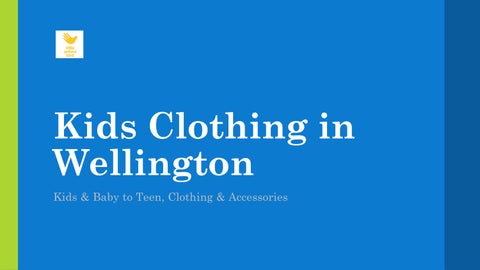 Kids Clothing in Wellington