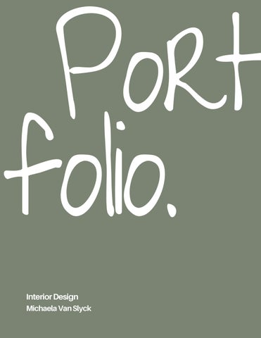 Interior Design Portfolio