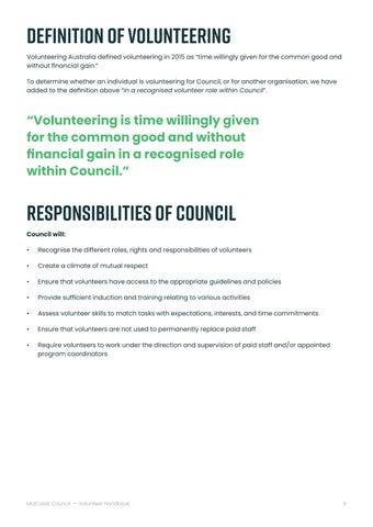 Volunteer Handbook 2025 第 9 页