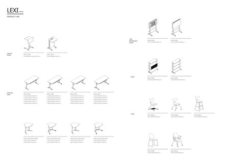BAFCO 家具目录 · Lexi Foldable Training 桌 by 第 15 页