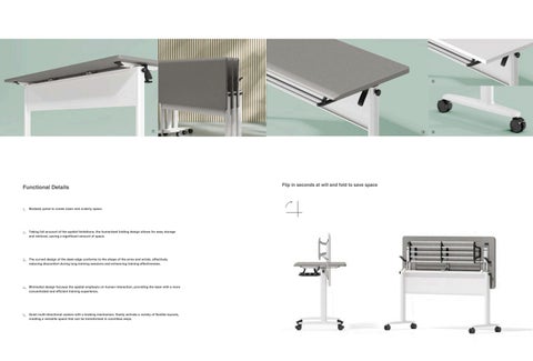 BAFCO 家具目录 · Lexi Foldable Training 桌 by 第 5 页