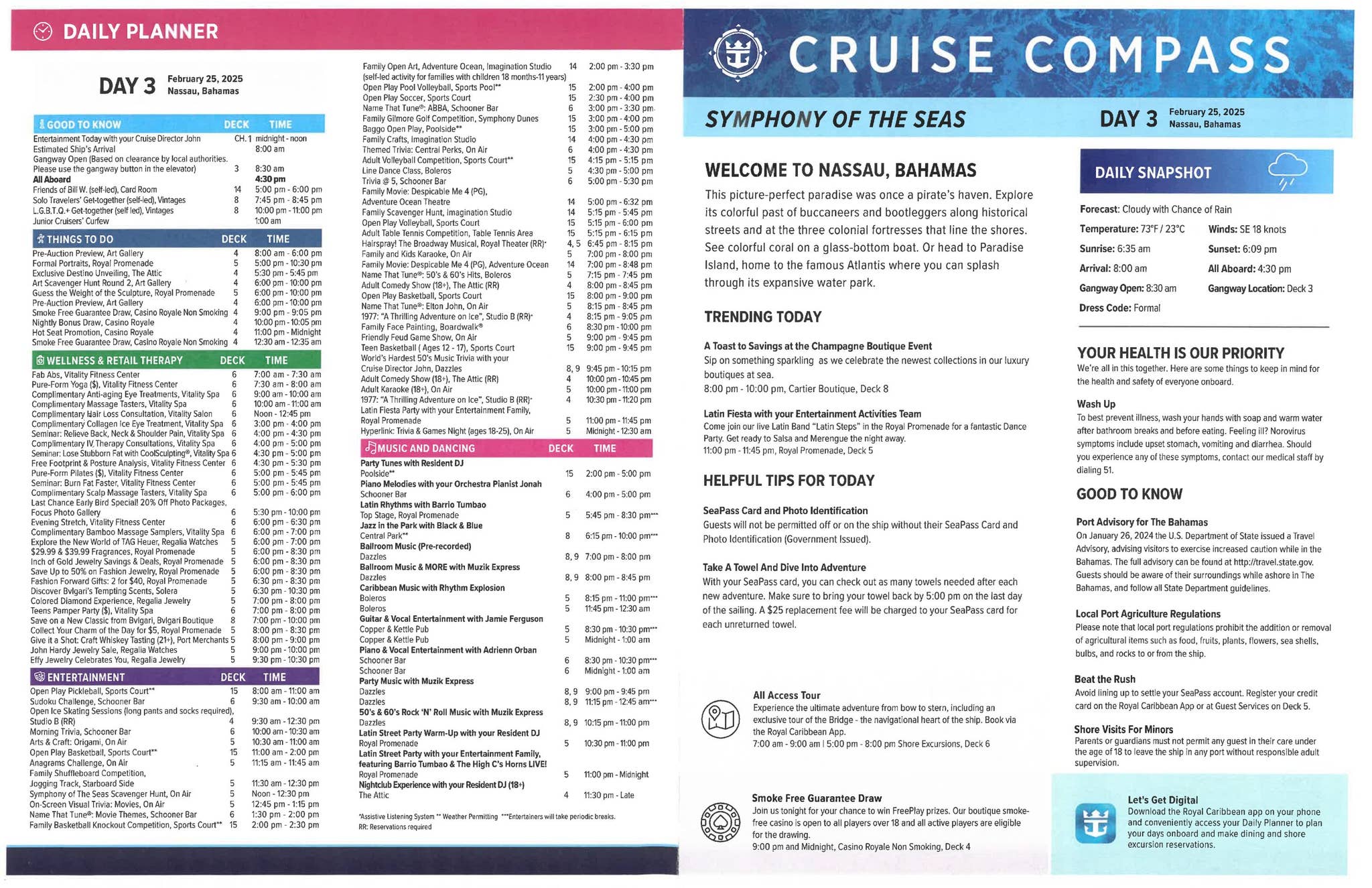 Symphony of the Seas 7-night Eastern Caribbean and Perfect Day Cruise ...