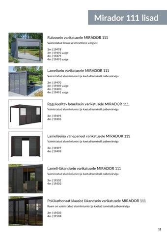 家居 4you tootekataloog MIRADOR 2025 第 11 页
