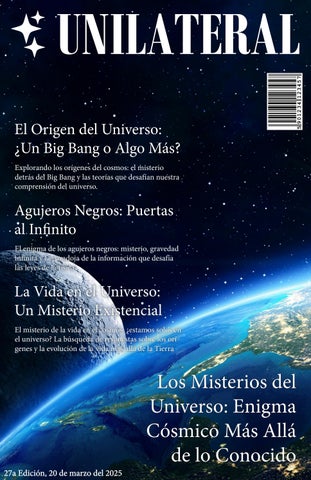 Misterios del Universo - Artículo