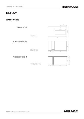 Schede Tecniche Bathmood - CLASSY - 德文 第 11 页