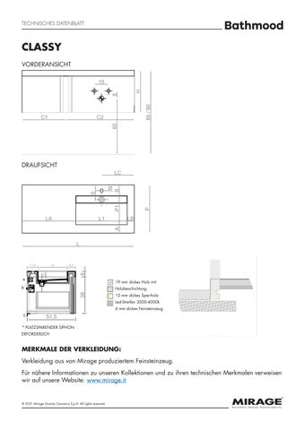 Schede Tecniche Bathmood - CLASSY - 德文 第 2 页