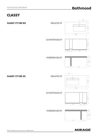 Schede Tecniche Bathmood - CLASSY - 德文 第 5 页