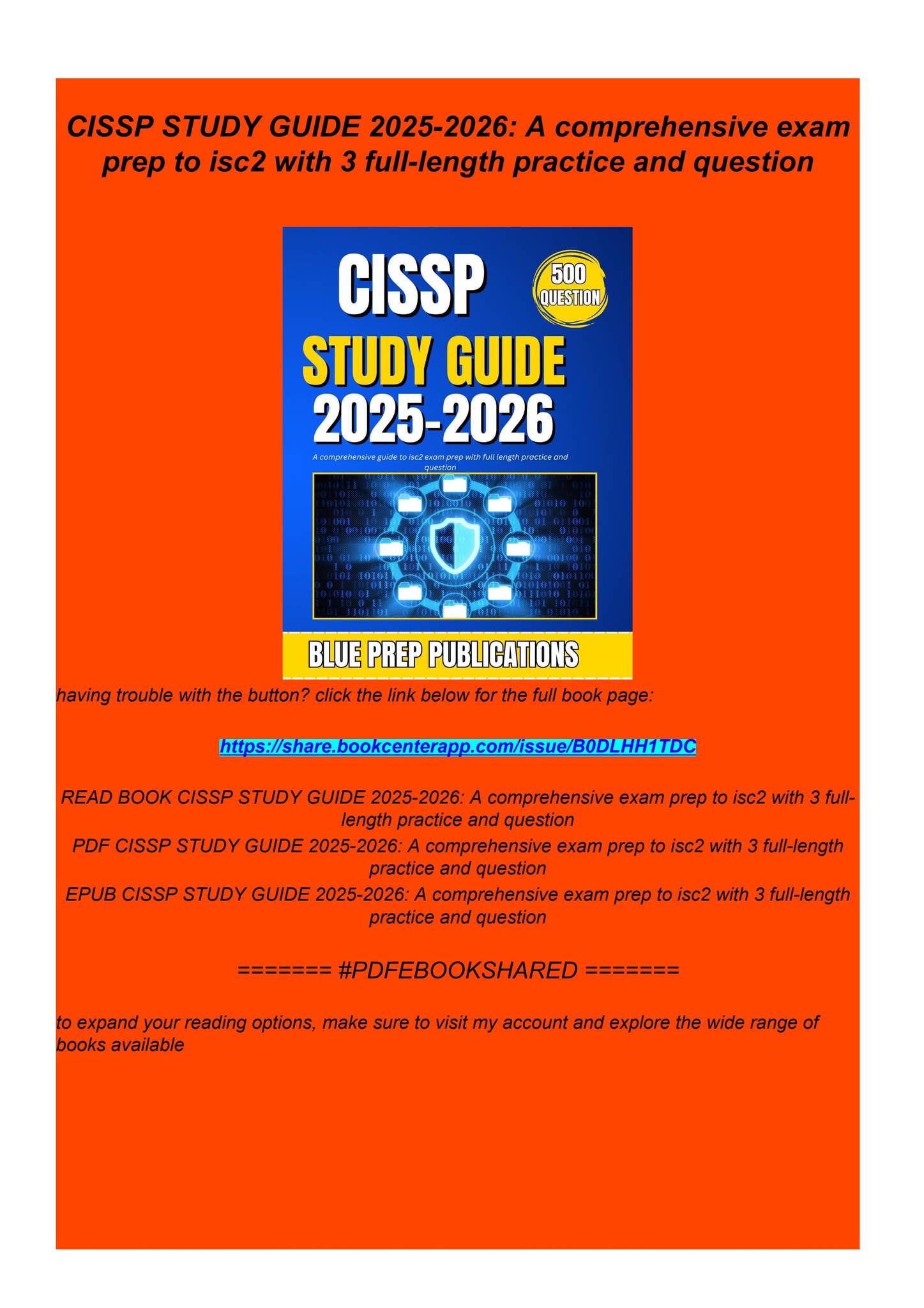 CISSP Student Guide 日本語版 Amazon.com: CISSP Study Guide 2025-2026: 9798896002383