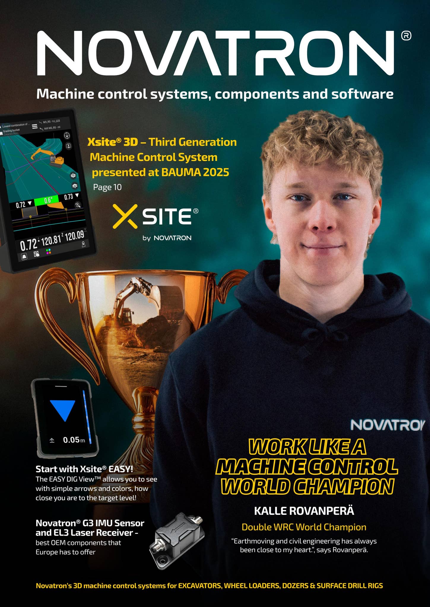 Novatron Machine Control Novatron Magazine & Product Catalog by Novatron - Xsite® Machine ...