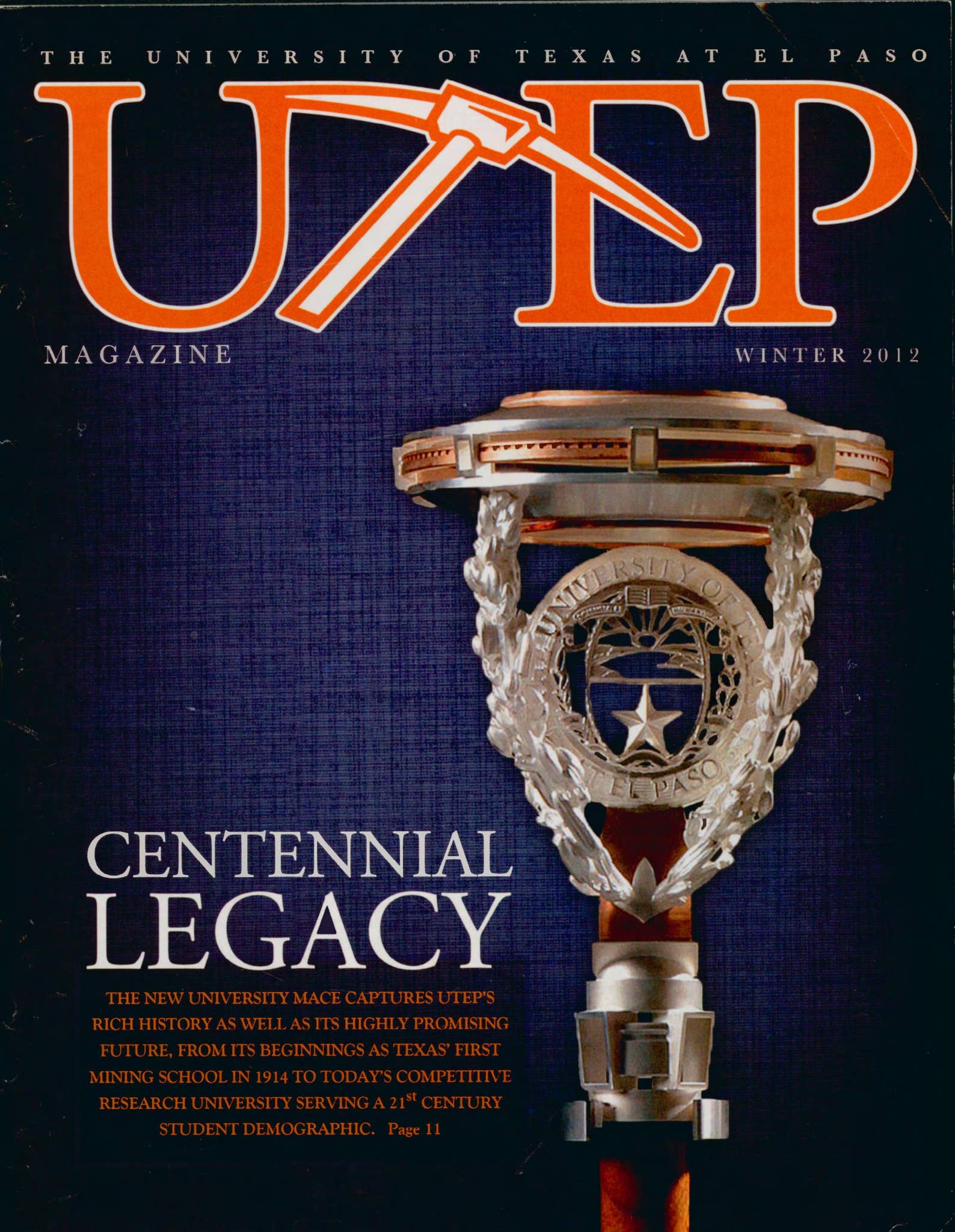 Winter 2012 Centennial Legacy by UTEP Library - Issuu