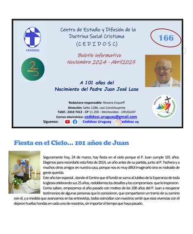 Boletin 166 noviembre 2024-marzo 2025