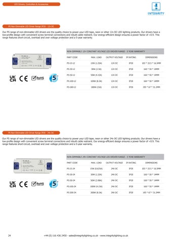 Integrity Product 指南 v3 Print Final 第 24 页