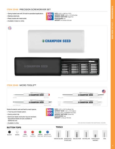 Champion Seeds 2025-2026 定制 灯饰目录 第 11 页