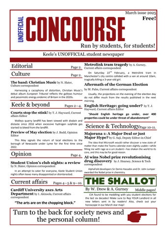 Concourse – March 2025 issue