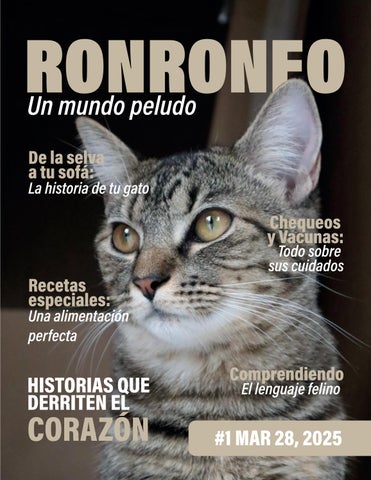 EDITORIAL - REVISTA DE GATOS RONRONEO