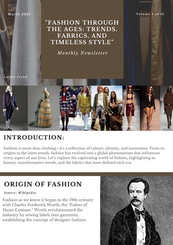 Fashion Through the Ages From Past to Present, Trends That Define Us