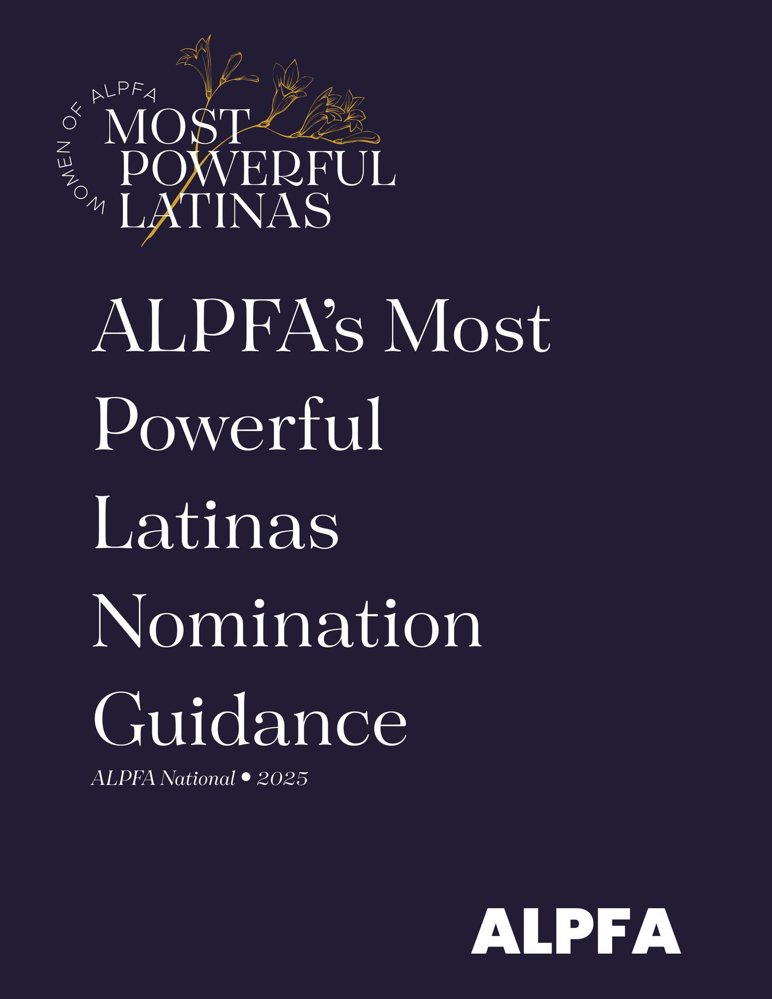 ALPFA's Most Powerful Latinas Nomination Guidance by ALPFA Inc. - Issuu, image size:1583x2048