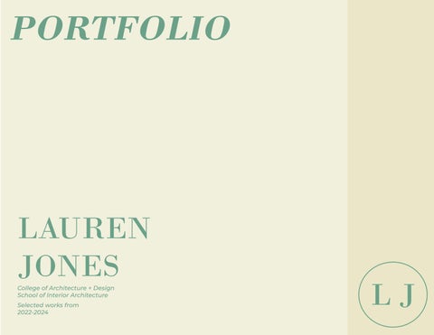 Lauren Jones Portfolio by LaurenEJones - Issuu