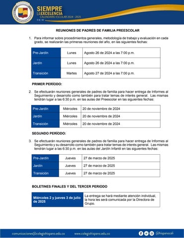 Calendario Escolar 2024-2025 第 2 页