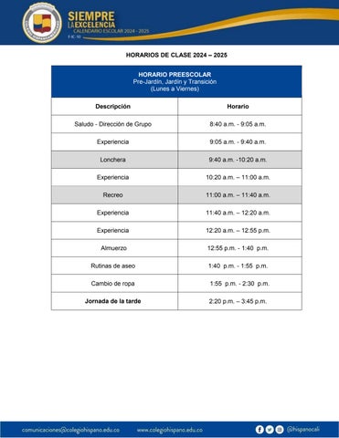 Calendario Escolar 2024-2025 第 9 页