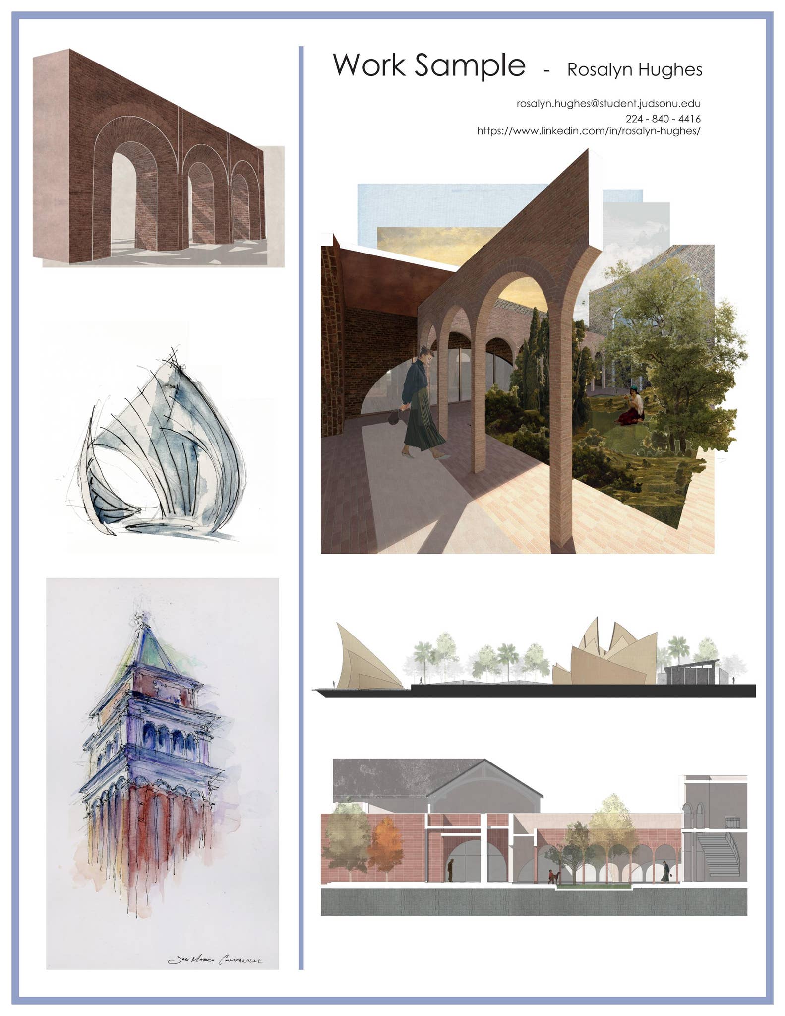 Work Sample page by Rosalyn Hughes - Issuu