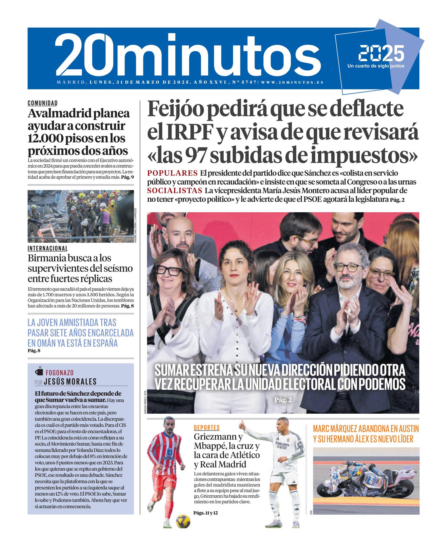 20minutos Madrid 31 de marzo de 2025 by 20minutos - Issuu