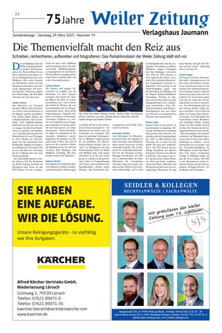 75 Jahre Weiler Zeitung 第 11 页