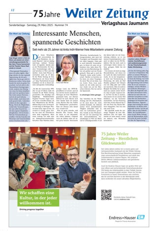 75 Jahre Weiler Zeitung 第 12 页