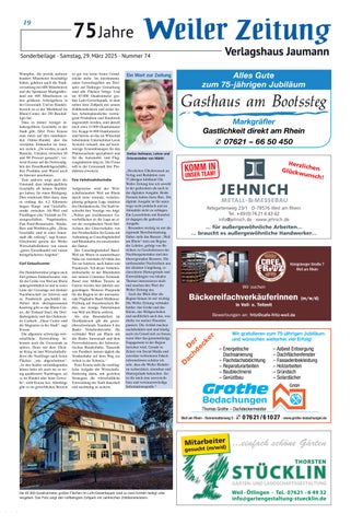 75 Jahre Weiler Zeitung 第 19 页
