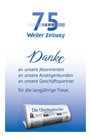 75 Jahre Weiler Zeitung 第 20 页