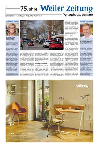 75 Jahre Weiler Zeitung 第 7 页