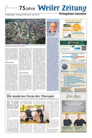 75 Jahre Weiler Zeitung 第 9 页