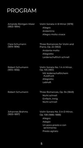 Gil Shaham, violin × Orli Shaham, piano Program 第 5 页