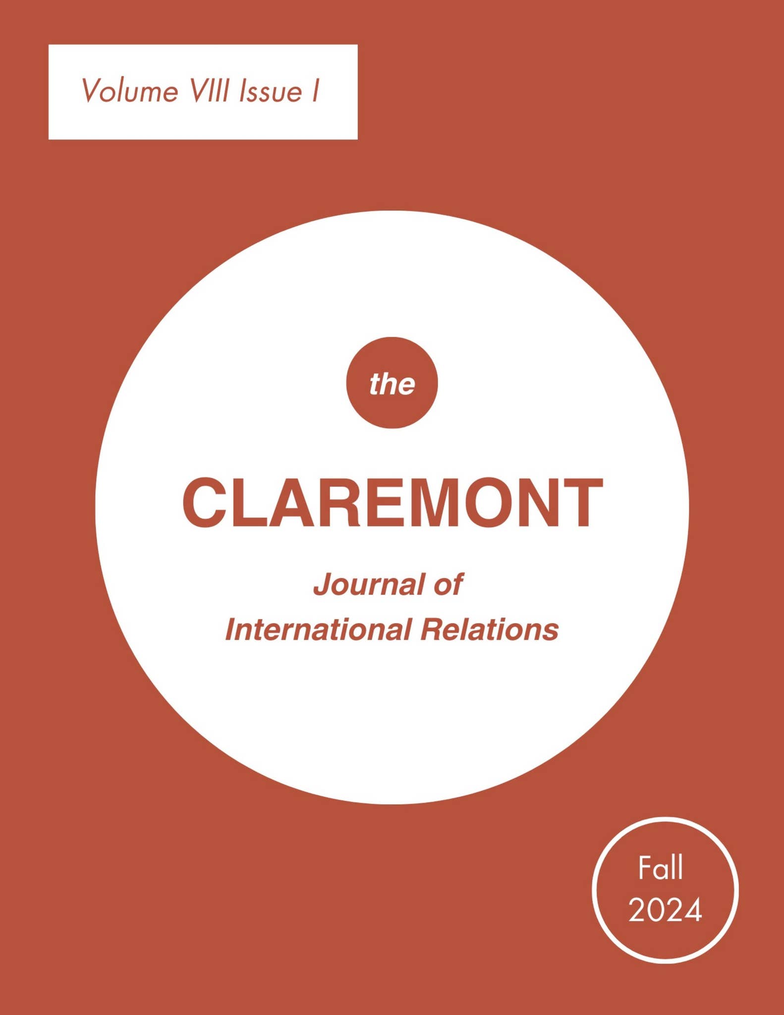 The Claremont Journal of International Relations | Fall 2024 by ...