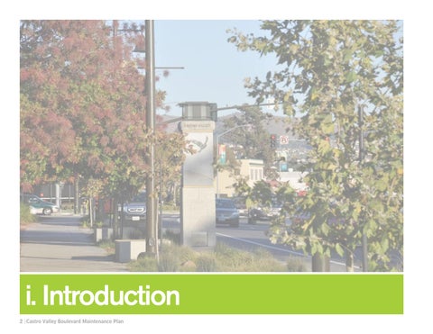 Castro Valley Boulevard Maintenance Plan 第 4 页