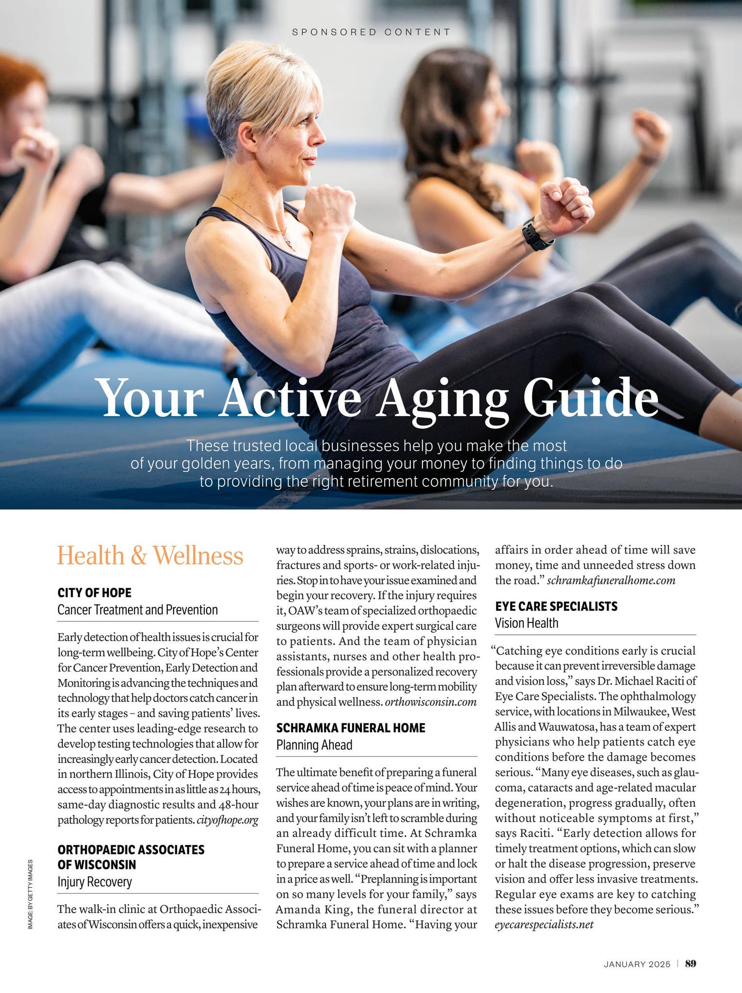 Milwaukee Magazine | Active Aging by Milwaukee Magazine - Issuu