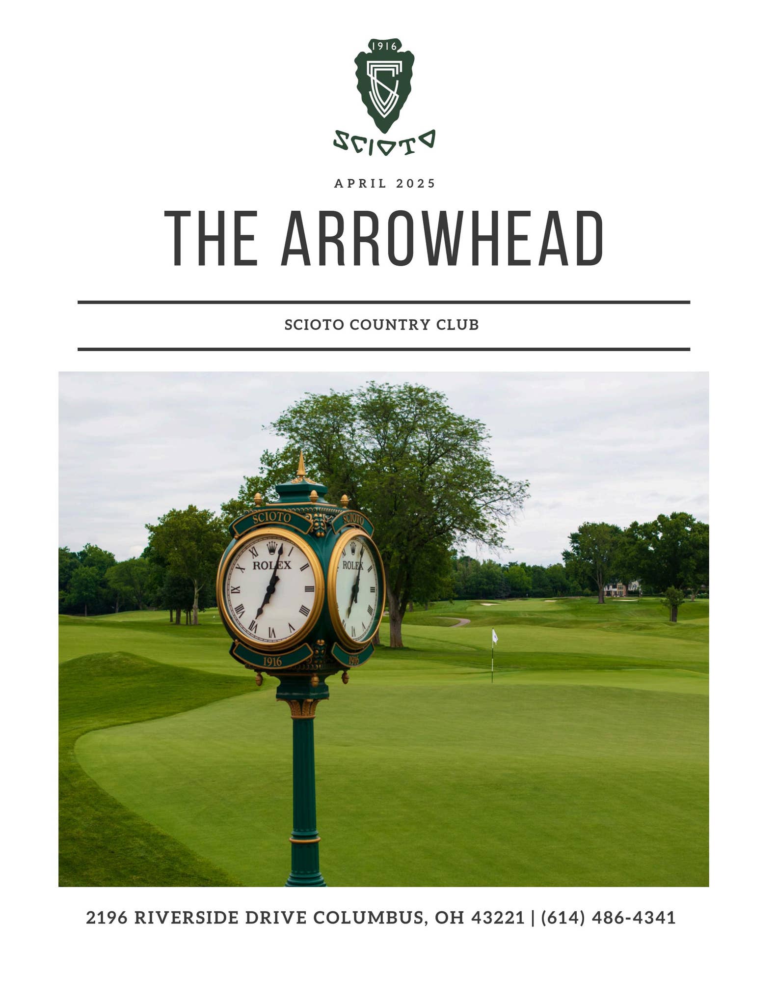 April Arrowhead- 2025 by Scioto Country Club - Issuu