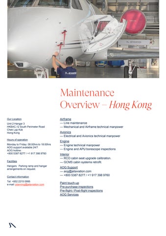 Flight Services APAC 第 7 页