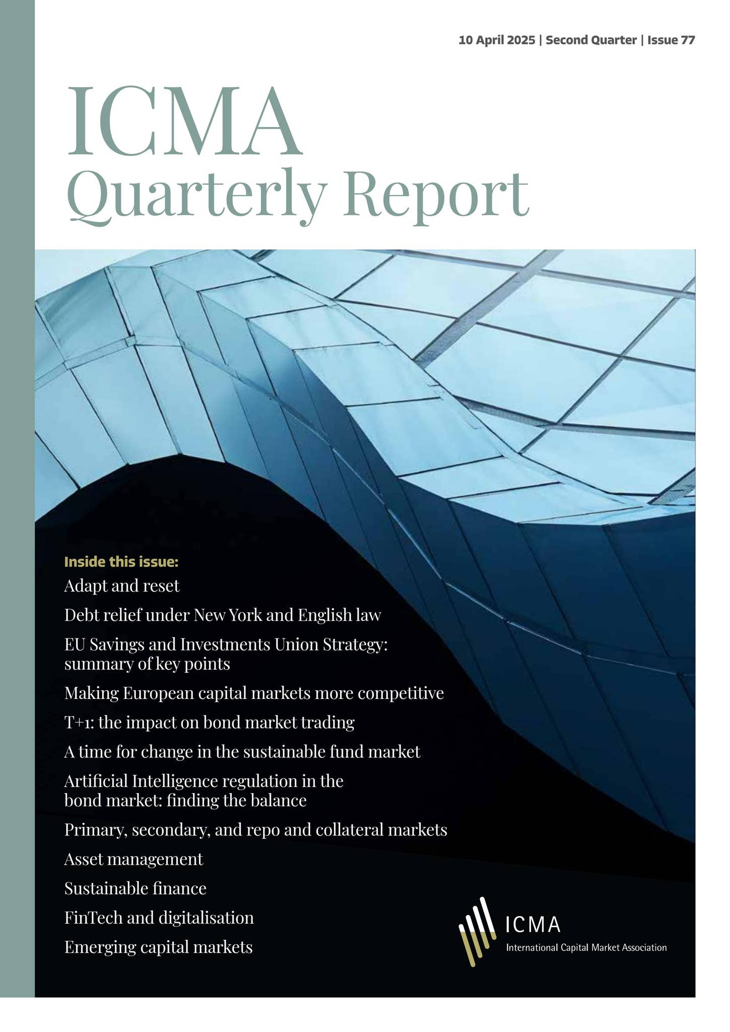 ICMA Quarterly Report Second Quarter 2025 by ICMA - Issuu