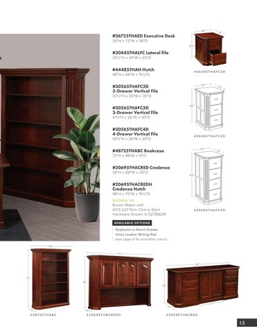 Premier Woodcraft 家具目录 2025 第 15 页