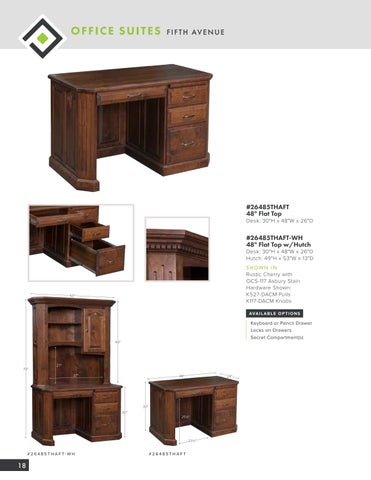 Premier Woodcraft 家具目录 2025 第 18 页