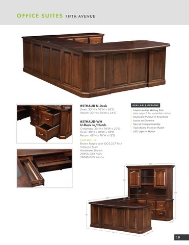 Premier Woodcraft 家具目录 2025 第 19 页