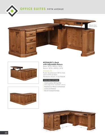 Premier Woodcraft 家具目录 2025 第 20 页